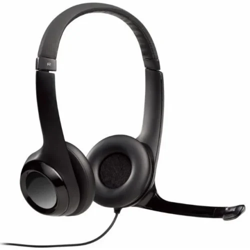 Auriculares Con Micrófono Logitech H390 USB-C Negro