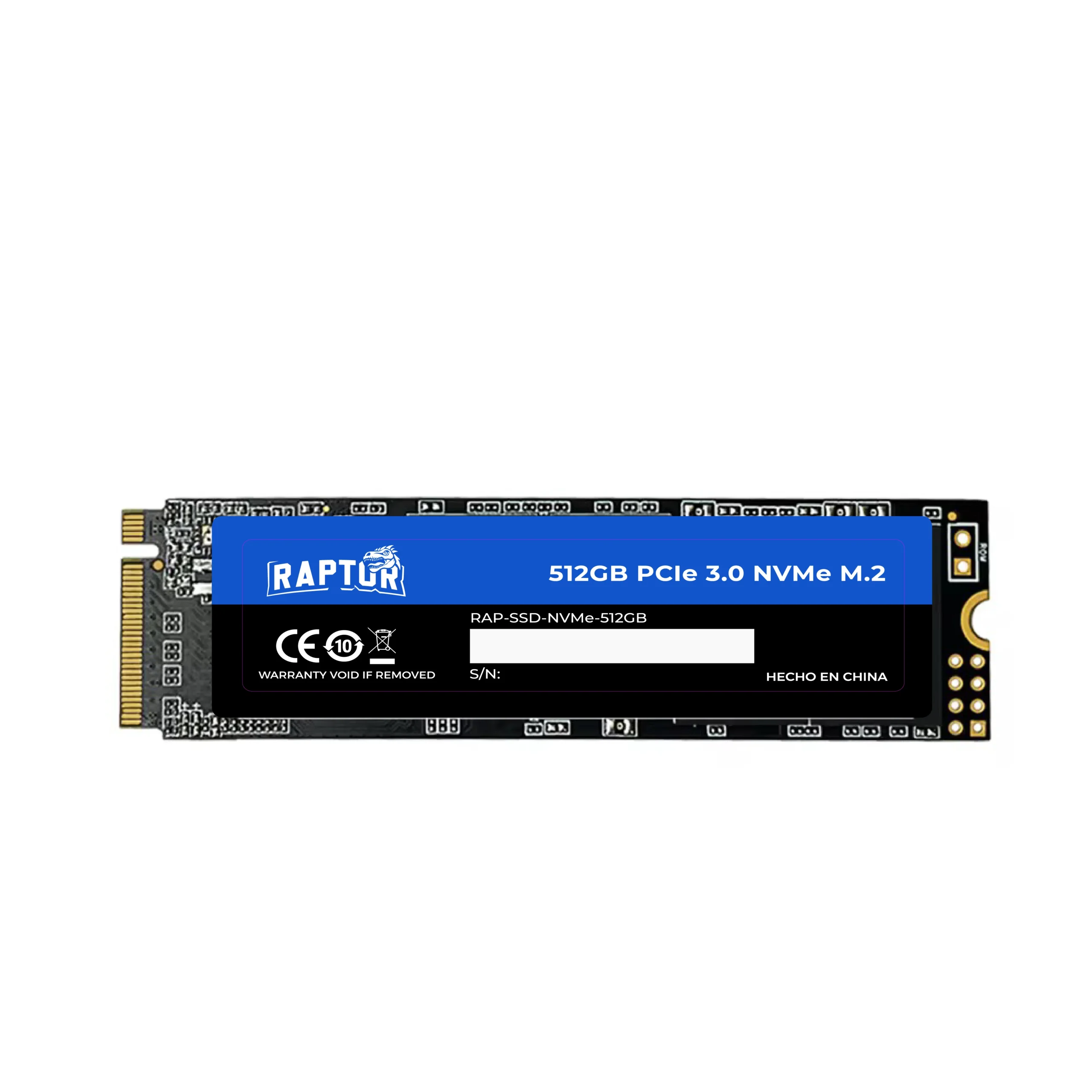 DISCO SSD NVME 512GB RAPTOR LEGACY PCIE GEN3