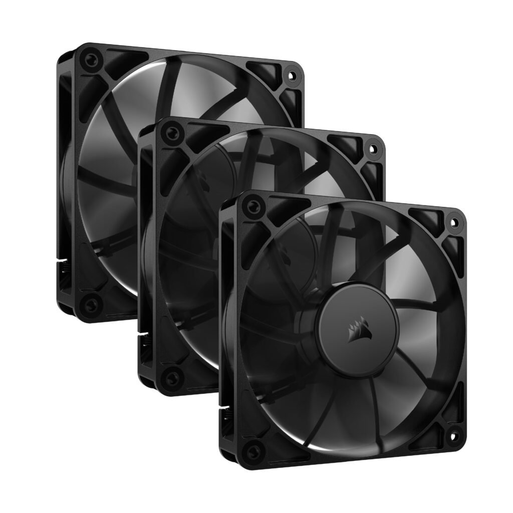 Fan Cooler Corsair RS120 120mm Black Pack x3