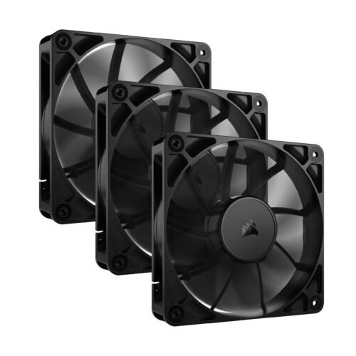 Fan Cooler Corsair RS120 120mm Black Pack x3