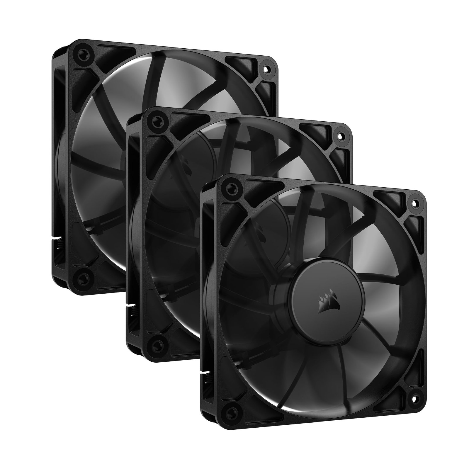 Fan Cooler Corsair RS120 120mm Black Pack x3