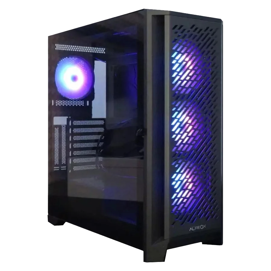 GABINETE AUREOX PROTEUS ARX 410G 4 FAN ARGB