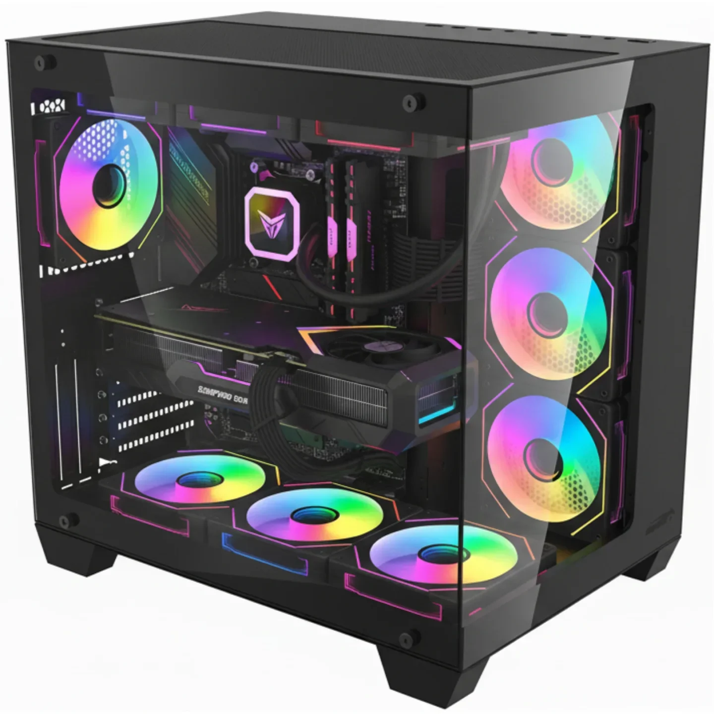 Gabinete Sentey Bearer Pro Black 7 Fan ARGB