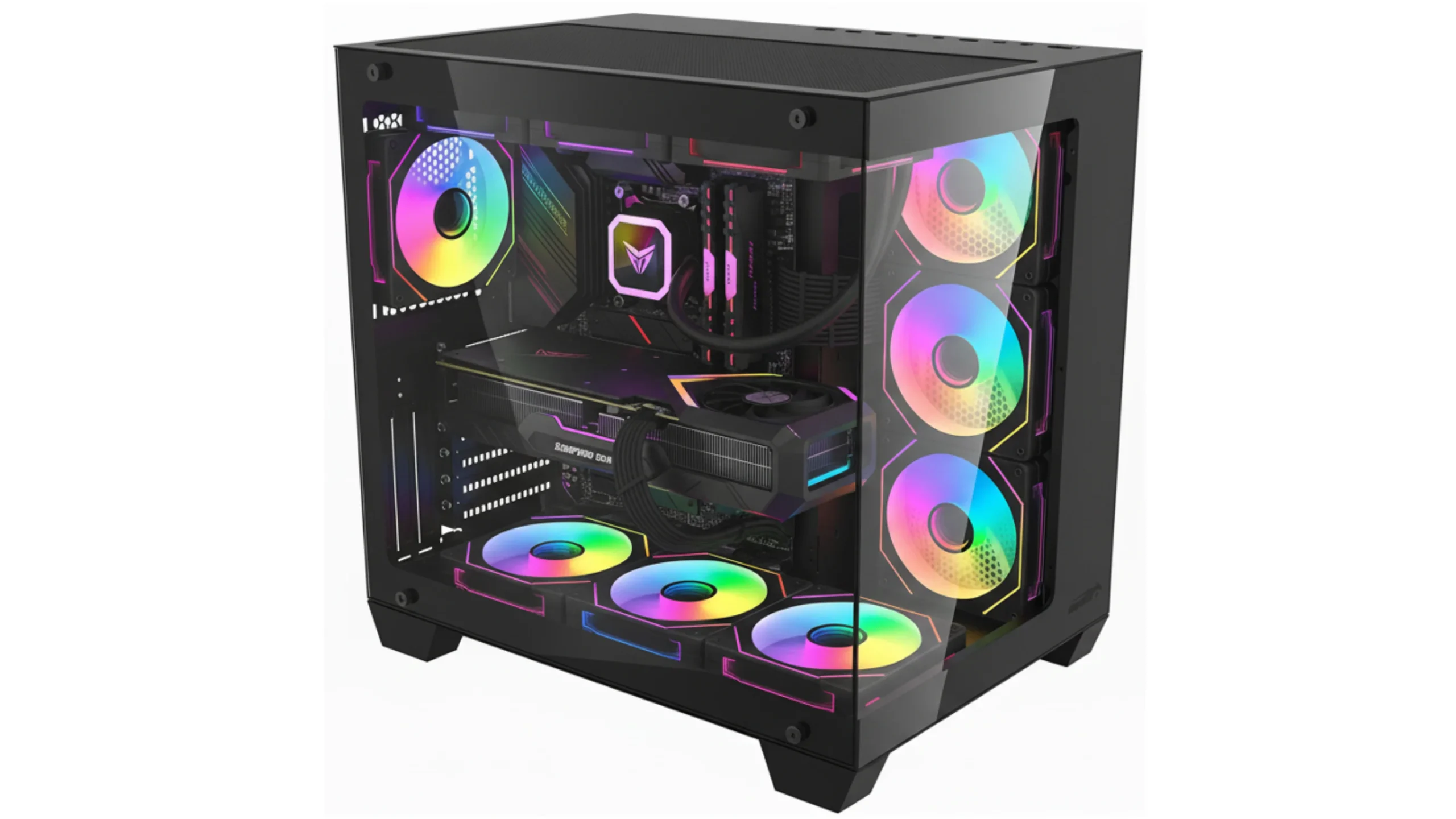 GABINETE SENTEY BEARER PRO BLACK 7 FAN ARGB