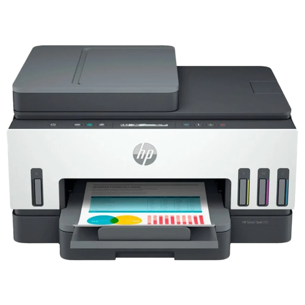 Impresora Multifuncion HP Smart Tank 750 (6UU47A) ADF Wifi/Bluetooth/Usb