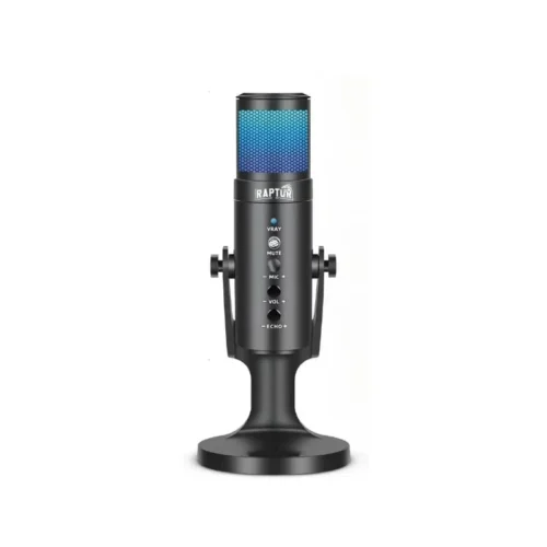 Microfono Raptor Vox PRO RGB USB p/Streaming