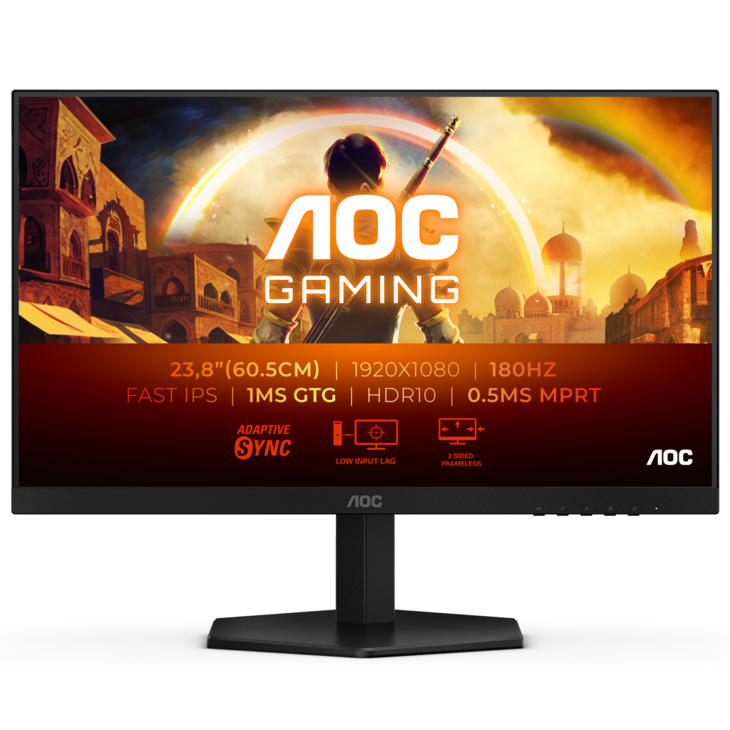 Monitor Gamer AOC 24 180Hz IPS FHD 0.5ms G-Sync 24G42E