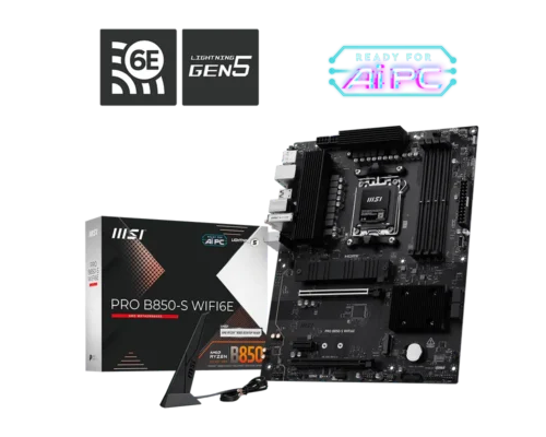 Mother MSI PRO B850-S WIFI6E DDR5 AM5