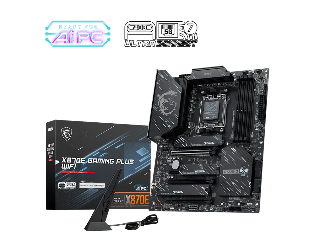 MOTHER MSI X870E GAMING PLUS WIFI DDR5 AM5