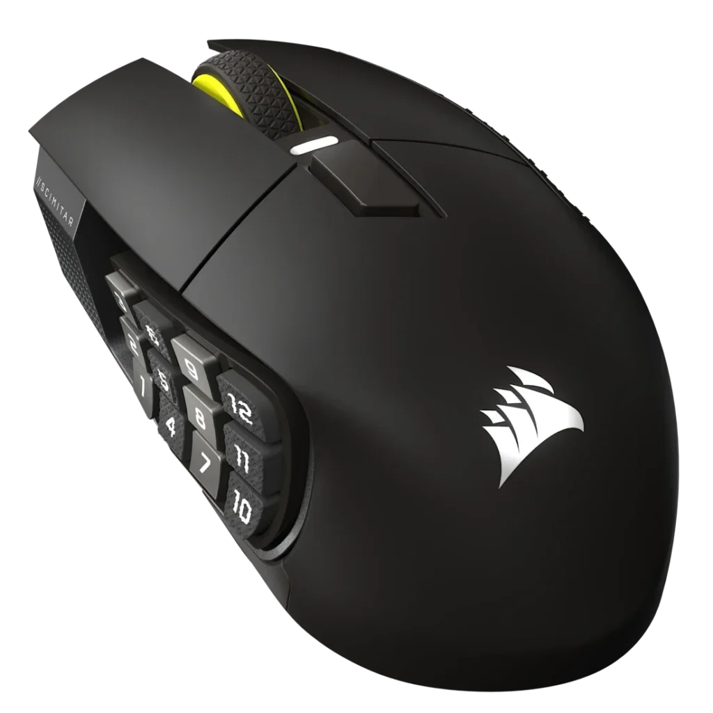Mouse Gamer Corsair Scimitar Elite Se Mmo Wireless Gray