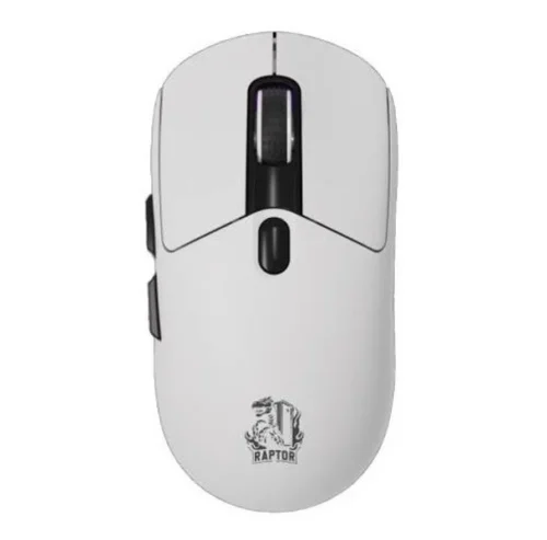 Mouse Gamer Raptor Storm Grip Wireless 24000 DPI RGB Pixart Sensor White