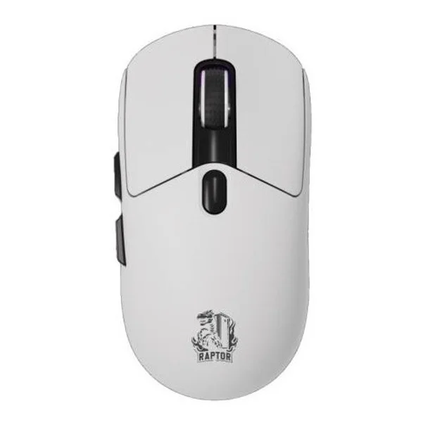 Mouse Gamer Raptor Storm Grip Wireless 24000 DPI RGB Pixart Sensor White