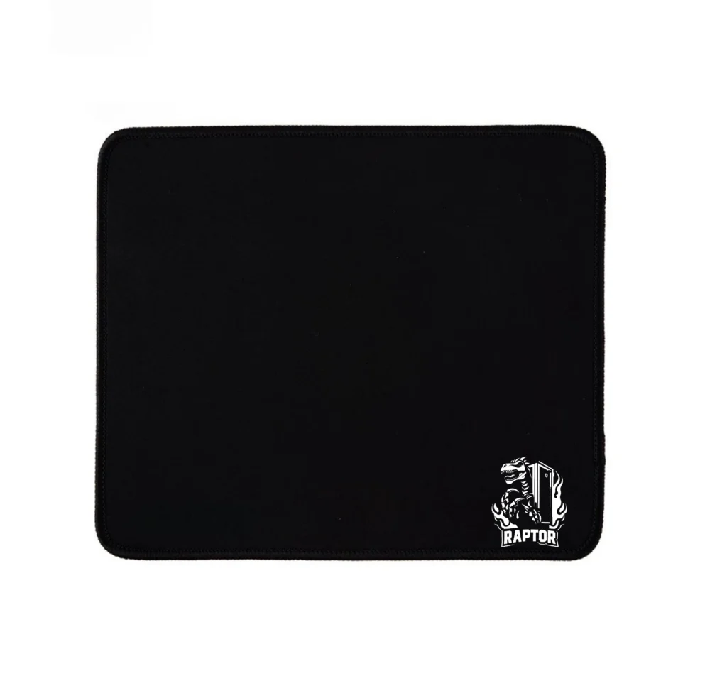 Mouse Pad Gamer Raptor Ultra Glide Antideslizante Impermeable S (260x210x3mm)