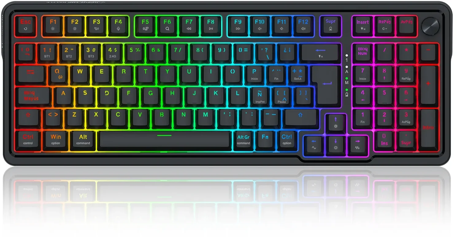TECLADO GAMER REDRAGON EISA PRO K686 NEGRO