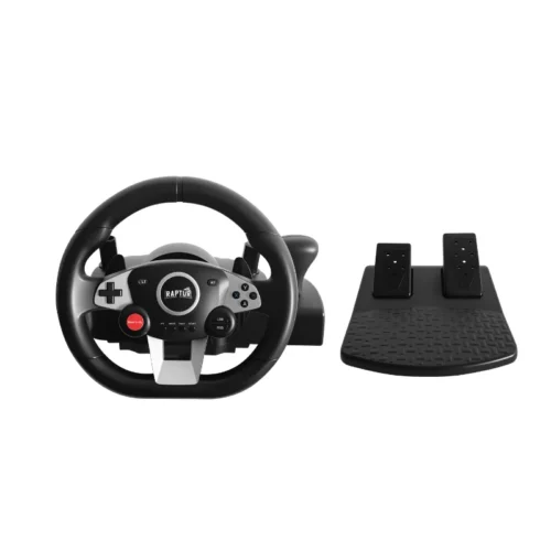Volante Gamer Wheelforce Raptor Vibracion Type-C PC PS4 PS3 XBOX