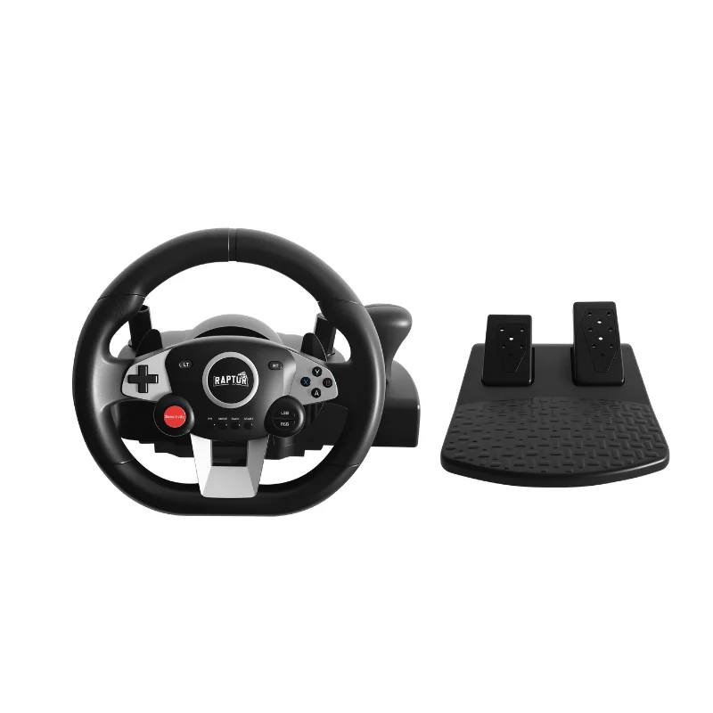 Volante Gamer Wheelforce Raptor Vibracion Type-C PC PS4 PS3 XBOX