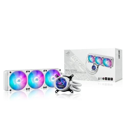 Watercooling Asus ROG Strix LC III 360 ARGB LCD White Edition