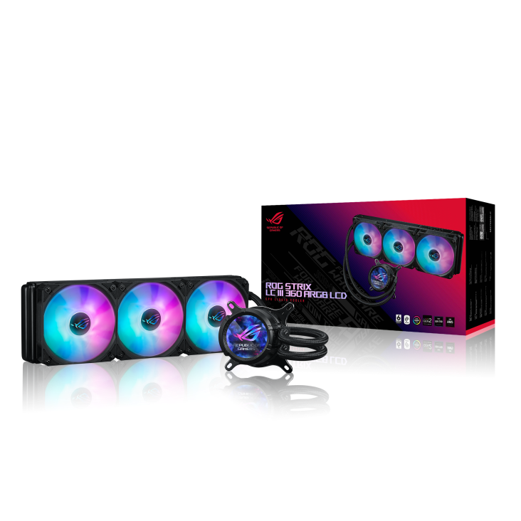 Watercooling Asus ROG Strix LC III 360 ARGB LCD