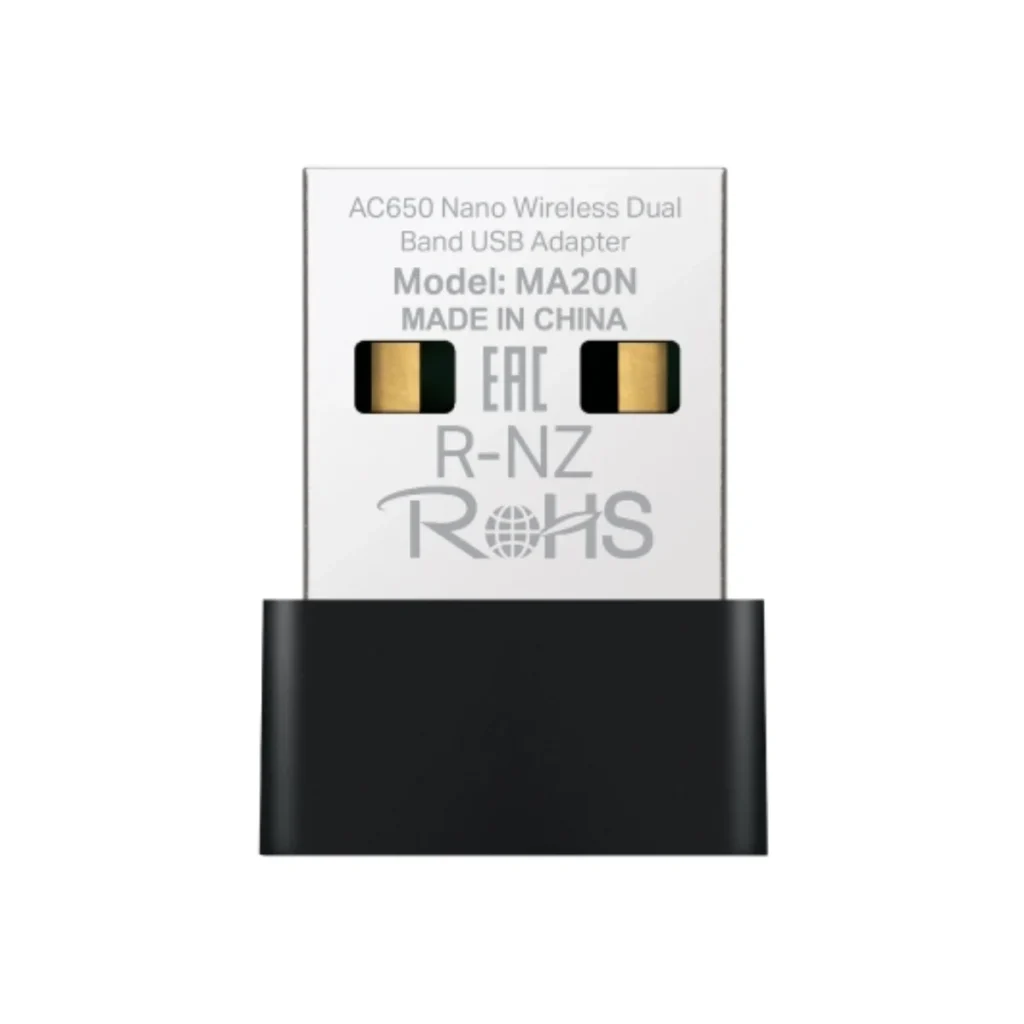 Adaptador USB WIFI Mercusys MA20N Nano AC650 Dual Band