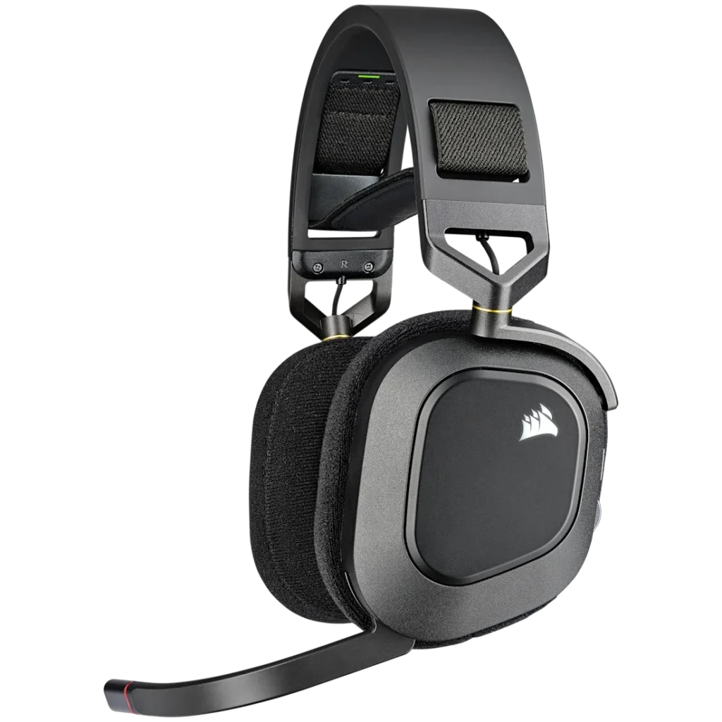 Auricular Corsair HS80 RGB Wireless Spatial Audio Carbon