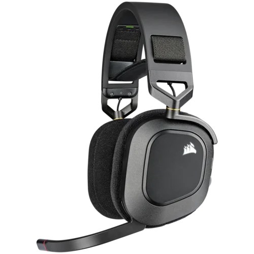 Auricular Corsair HS80 RGB Wireless Spatial Audio Carbon