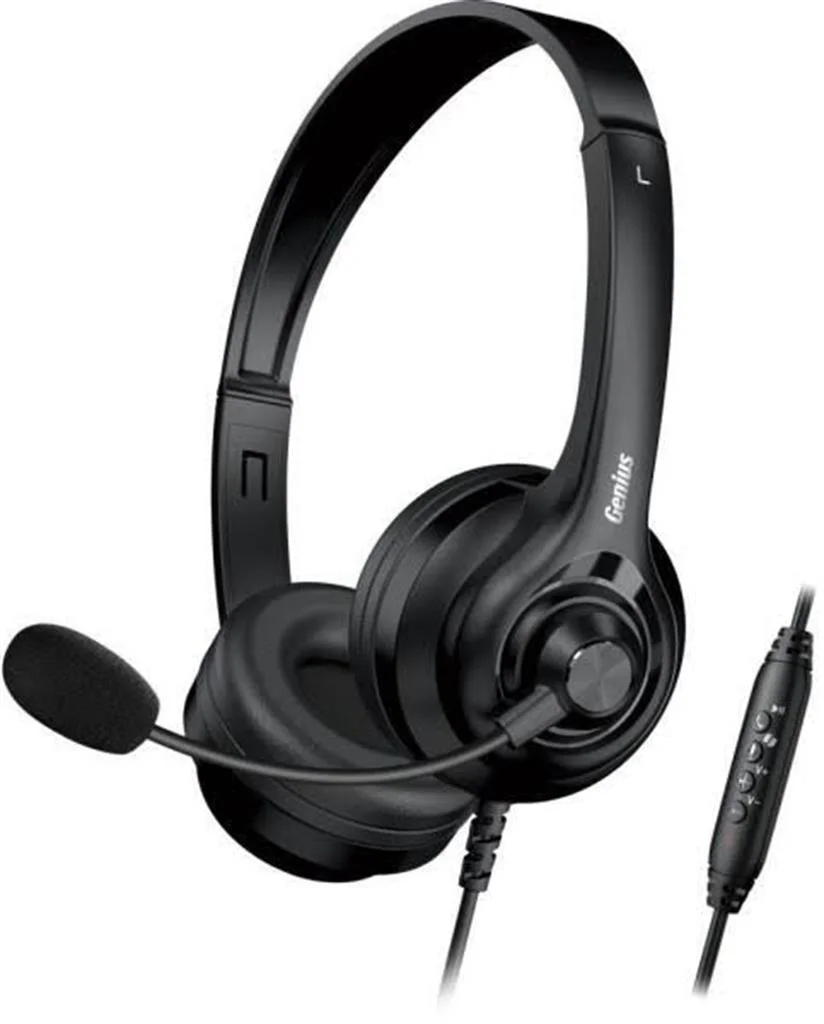 AURICULARES GENIUS HS 235U USB A + C BLACK