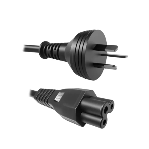 Cable de Alimentación Kelyx Power para Cargador Notebooks Conector C5 Trebol Cobre Puro 1.2mts