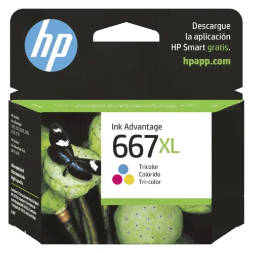 Cartucho HP Original 667XL Tricolor
