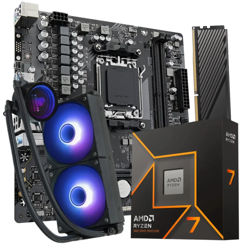 Combo AMD Ryzen 7 9700X + B650 + 16GB 5600MHz + Cryogene Pro 240