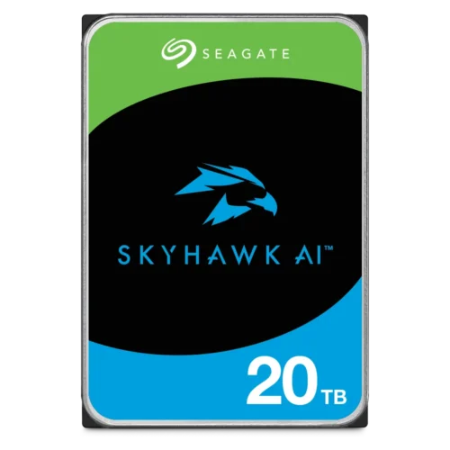 Disco Rígido HDD 20TB Seagate SkyHawk AI Surveillance 3.5 SATA 512MB 7200 RPM