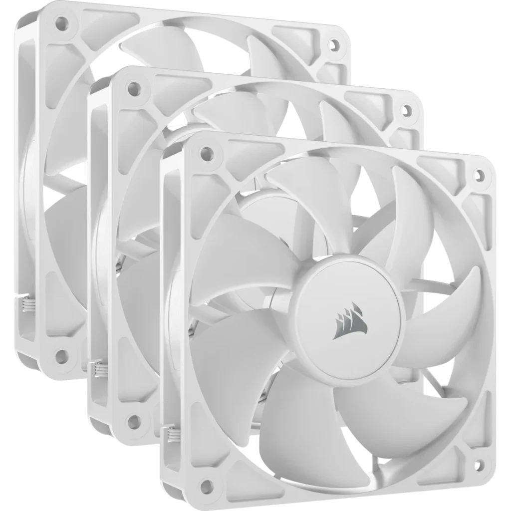 Fan Cooler Corsair RS120 120mm White Pack x3