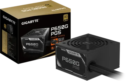 Fuente Gigabyte 650w 80 Plus Gold ATX 3.1 PCIe 5.1 Black