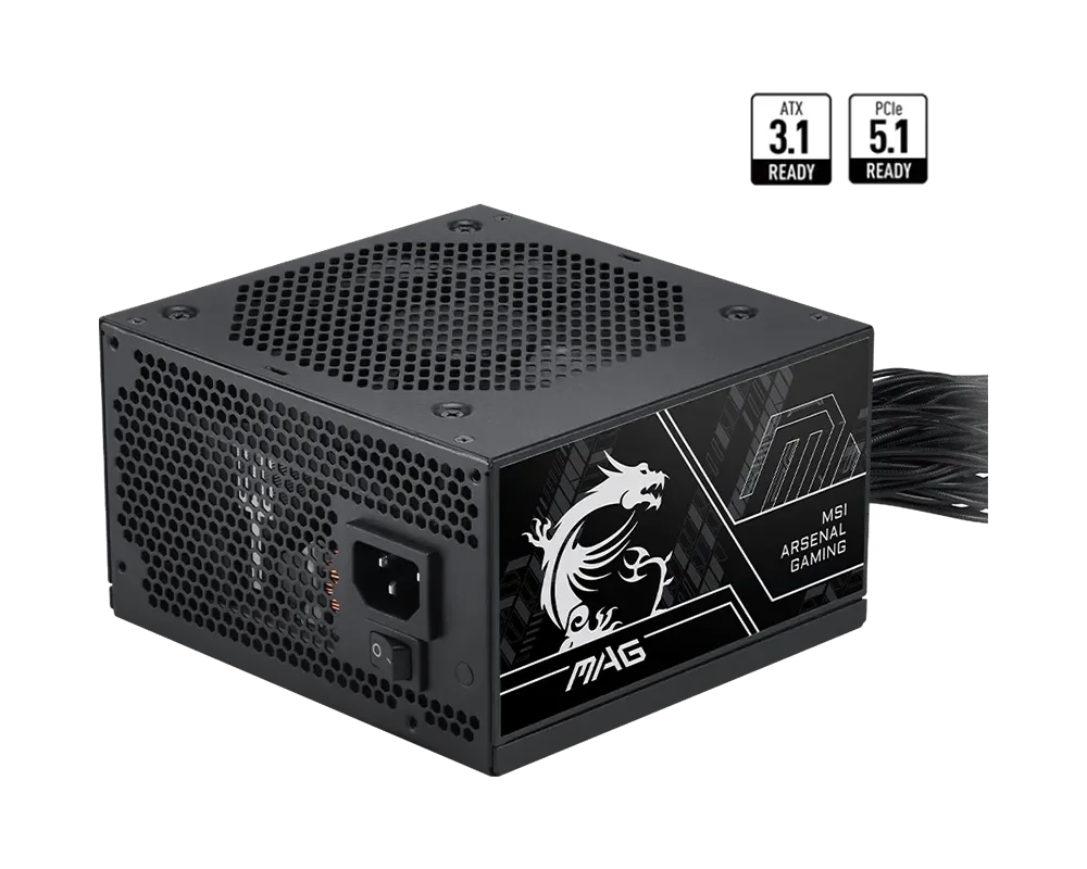 FUENTE MSI MAG A750BN 750W 80 PLUS BRONZE PCIE 5.1 ATX 3.1