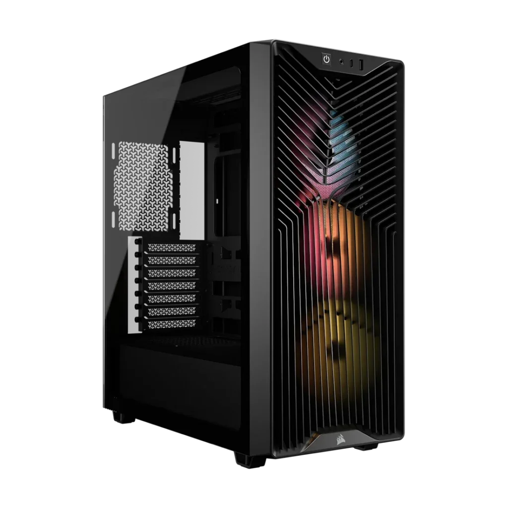 Gabinete Corsair 3200D RS ARGB Mid-Tower TG Black 3 Fan RS120 ARGB