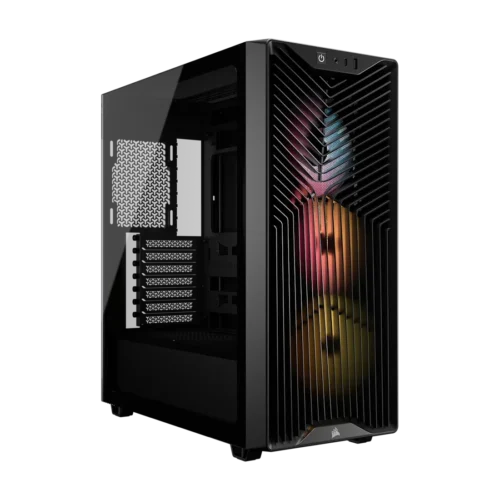 Gabinete Corsair 3200D RS ARGB Mid-Tower TG Black 3 Fan RS120 ARGB