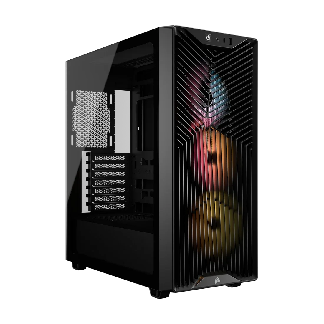 GABINETE CORSAIR 3200D RS ARGB MID-TOWER TG BLACK 3 FAN RS120 ARGB