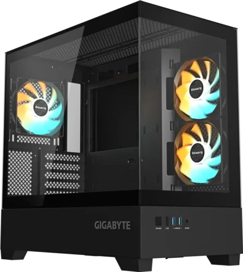 Gabinete Gigabyte C201 Panoramic 3 Fan ARGB Black