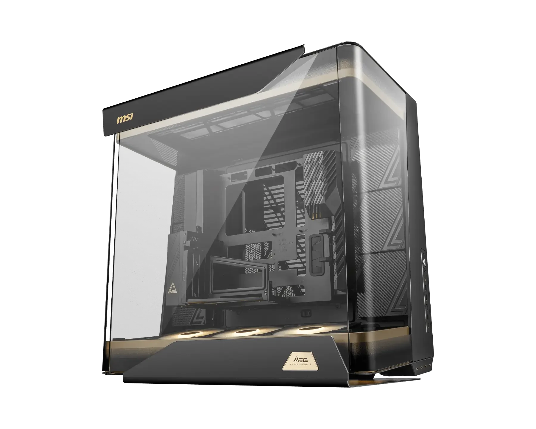 GABINETE MSI MEG MAESTRO 900R FULL TOWER 3 FAN ARGB 160MM
