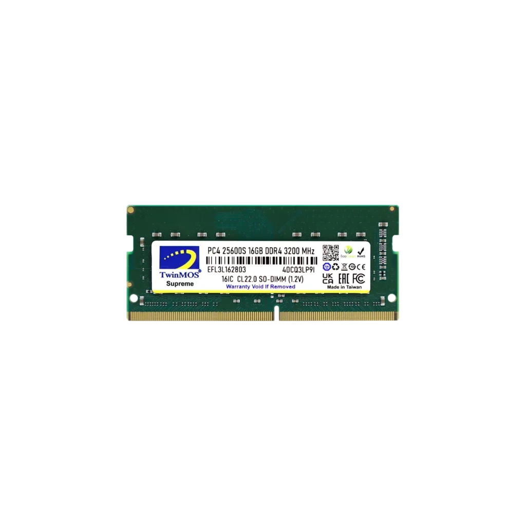 Memoria SODIMM TwinMOS DDR4 16GB 3200MHz
