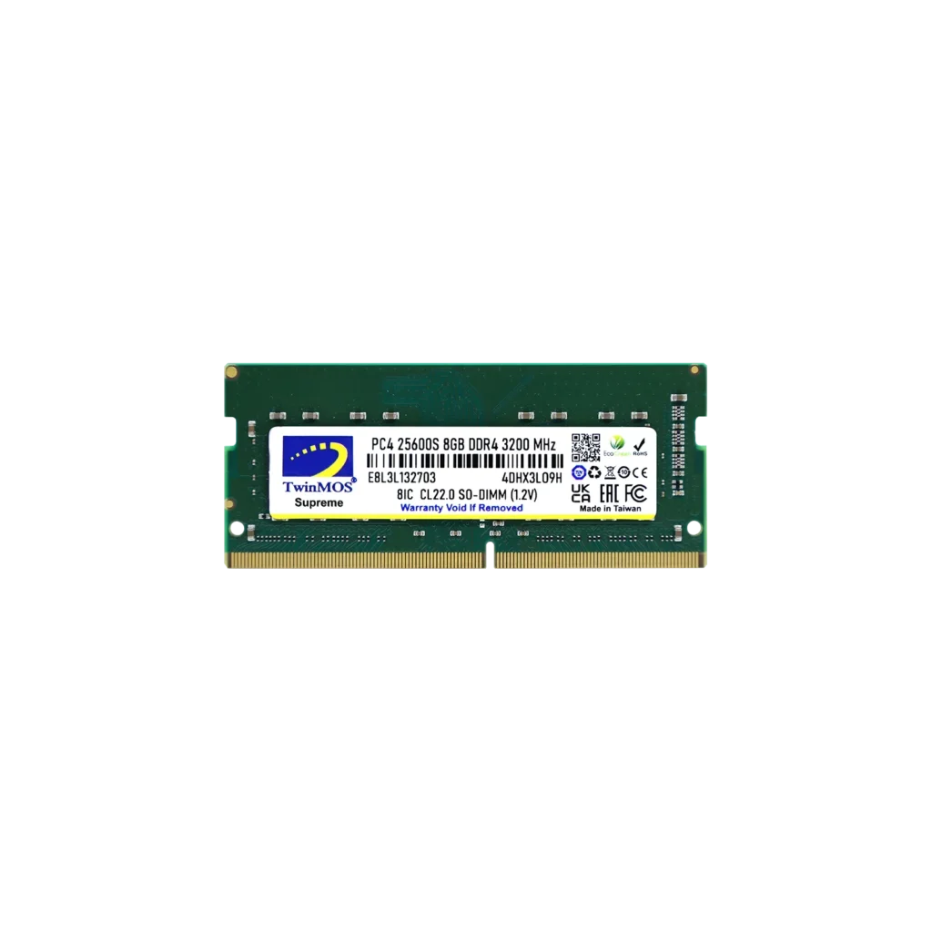 Memoria SODIMM TwinMOS DDR4 8GB 3200MHz