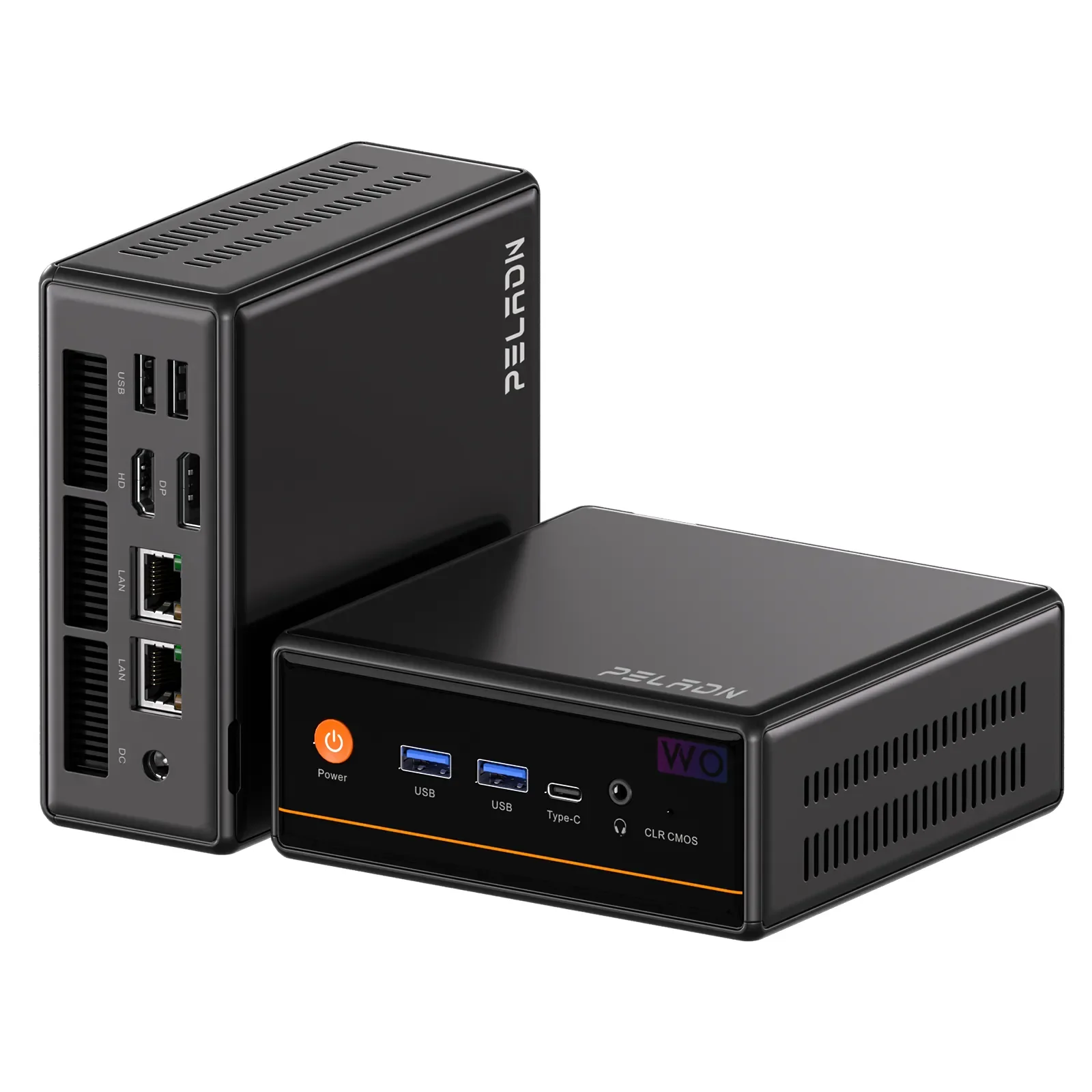 MINI PC PELADN WO4 AMD RYZEN 5 5600H SIN RAM - SIN SSD - BAREBONE