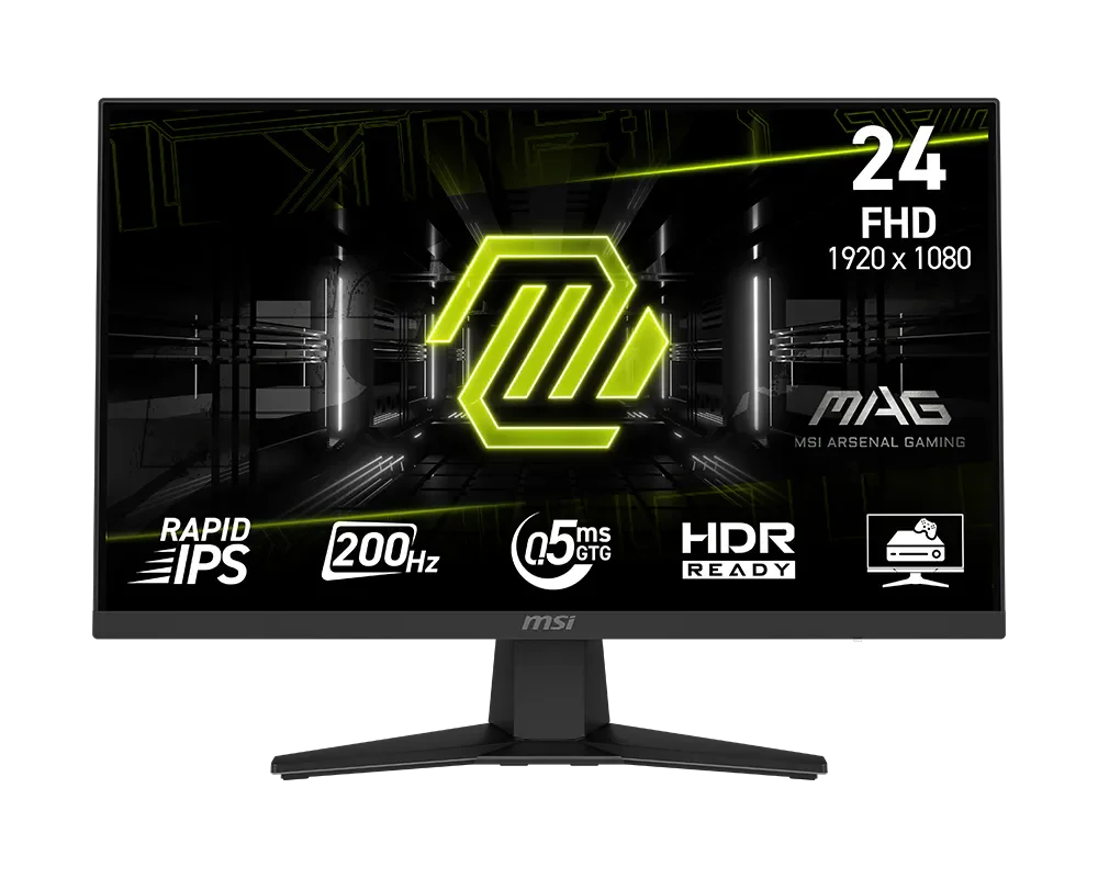 MONITOR GAMER MSI 24 200HZ 0.5MS IPS MAG 244F