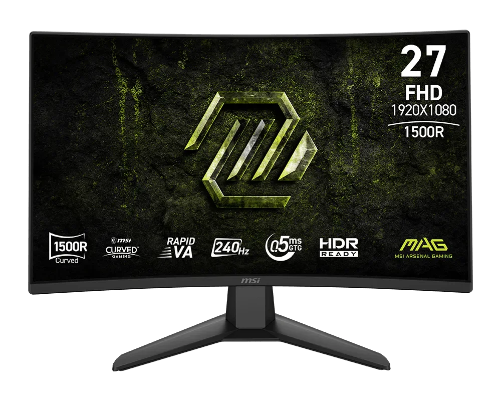 MONITOR GAMER MSI 27 240HZ 0.5MS VA CURVO MAG 274CF X24