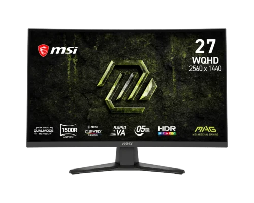 Monitor Gamer MSI 27 WQHD 240Hz 0.5ms VA Curvo MAG 275CQDF X24