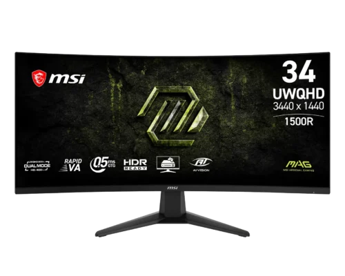 Monitor Gamer MSI 34 200Hz 0.5ms UWQHD Curvo MAG 346CQDF E20