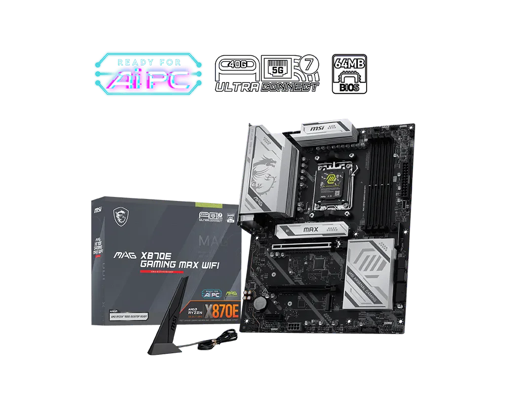 MOTHER MSI MAG X870E GAMING MAX WIFI DDR5 AM5