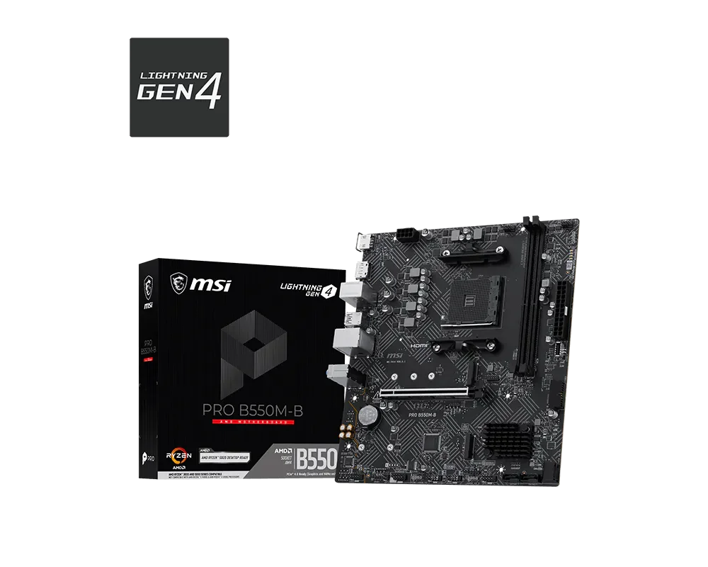 MOTHER MSI PRO B550M-B AM4