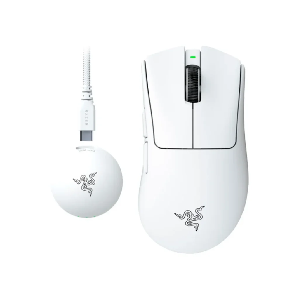 Mouse Razer DeathAdder V4 Pro Wireless Esports White Edition