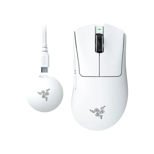 Mouse Razer DeathAdder V4 Pro Wireless Esports White Edition