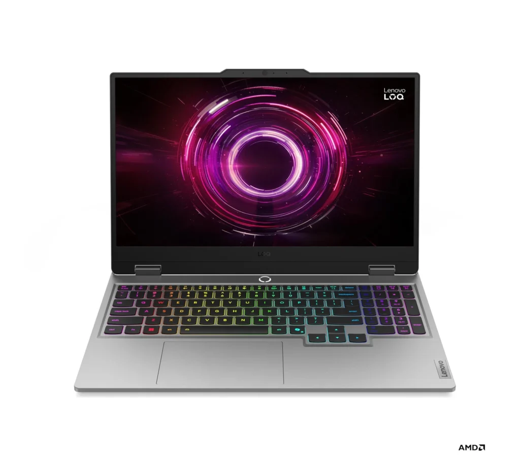 Notebook Lenovo LOQ 15AHP10 15.6 144Hz | R7 250 IA | 16GB 5600MHz | 512GB NVMe | RTX5050 8GB | FreeDOS | 83JG00B5AR